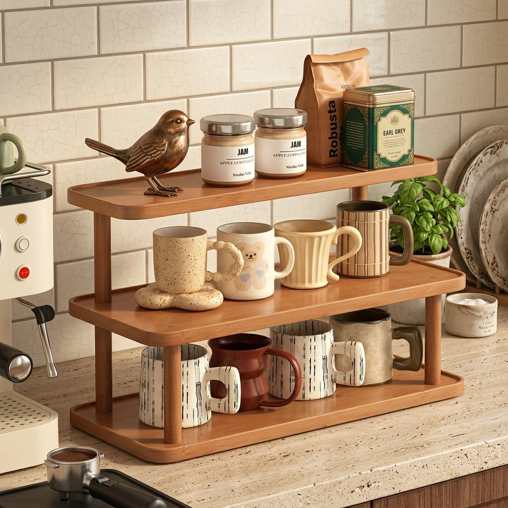 Desktop Cup Organizer For Mugs Coffee Cups Tea Cups Home Office Use